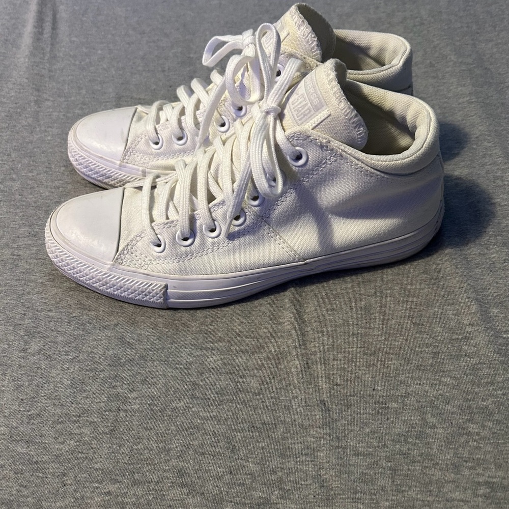 Classic White High-Top Sneakers